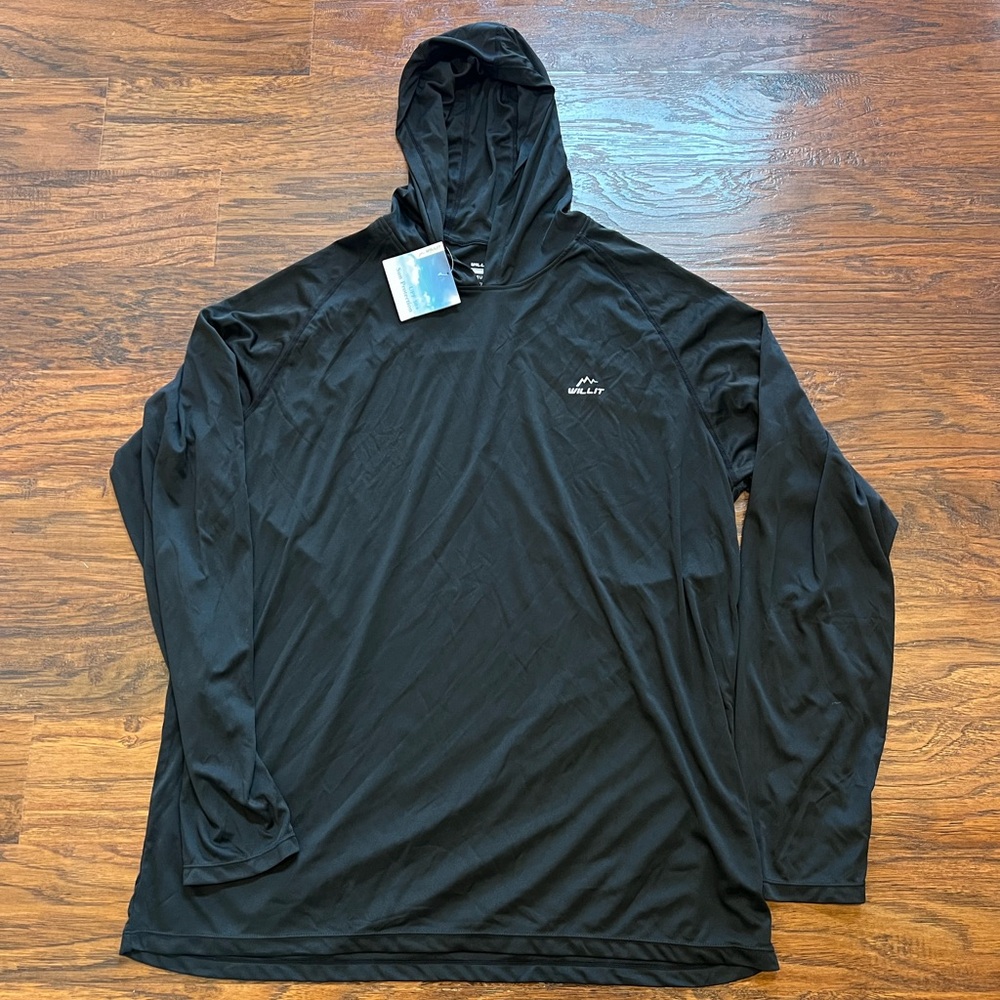 NWT Willit Black UPF 50+ Sun Hoodie
